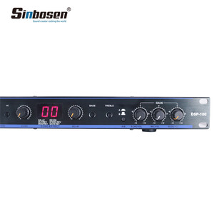 Sinbosen DSP-100 digitale professionale per dj audio karaoke processore con funzione DSP - Product Image 6