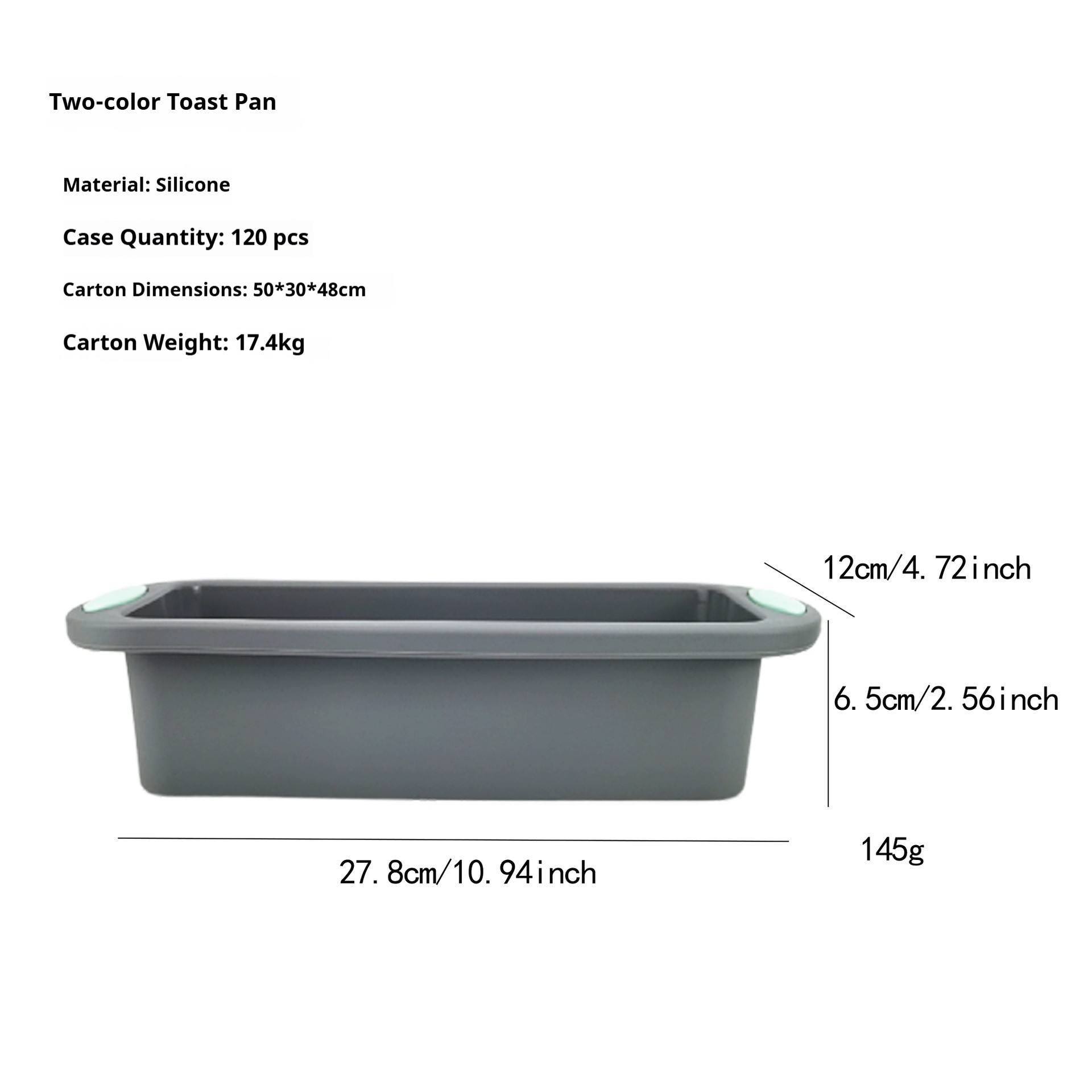 Moule à pain bicolore