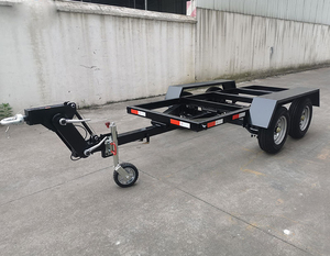 定制小型汽车拖车2轴4轮拖车，用于发电机运输 - Product Image 6