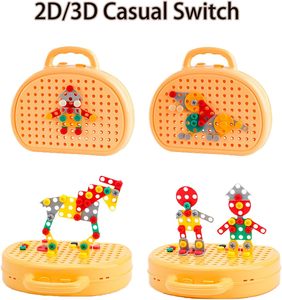 GL geliştirmek yapı ve tasarım 3D bulmacalar aracı Set eğitici oyuncaklar bebekler için sihirli Montessori Paly araç - Product Image 2