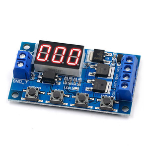 DC5-36V Dual MOS LED Digital Time Delay Relay Trigger Cycle Timer Delay Switch Circuit Board Timing Control Module fai da te - Product Image 1