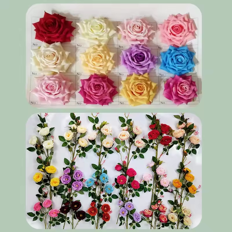 Custom-sized flower shape