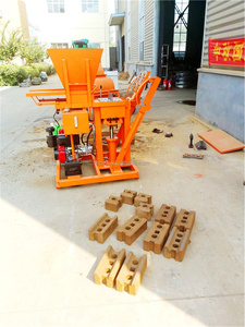 FL2-25 ép thủy lực đất sét nhỏ adobe tay lồng vào nhau máy làm gạch Zambia/Kenya/Ethiopia - Product Image 6