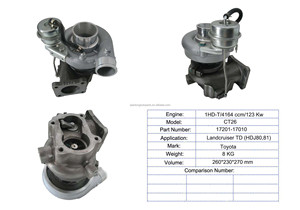 Otomobil parçaları yeni Turbo 90-97 CT26 Landcruiser 4.2L 1HD-T Turbo Boost kontrol dizel yakıt parça numarası için 17201-17010 - Product Image 6