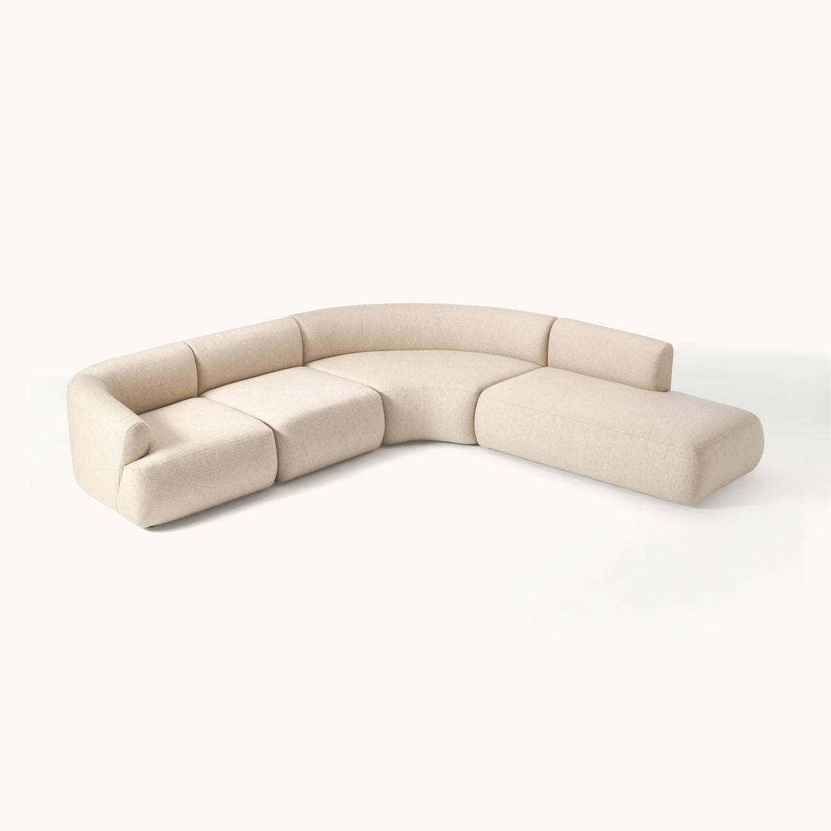 thick light beige fabric