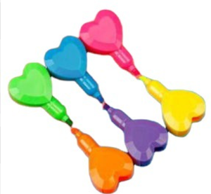 Cổ Hình Trái Tim Đa Màu Sắc Khuyến Mại <span class=keywords><strong>Highlighter</strong></span> Màu Nước <span class=keywords><strong>Highlighter</strong></span> Stylus Bút Cho Các Trường Học <span class=keywords><strong>5</strong></span>-Trong-<span class=keywords><strong>1</strong></span> Sáp <span class=keywords><strong>Highlighter</strong></span> - Product Image 4