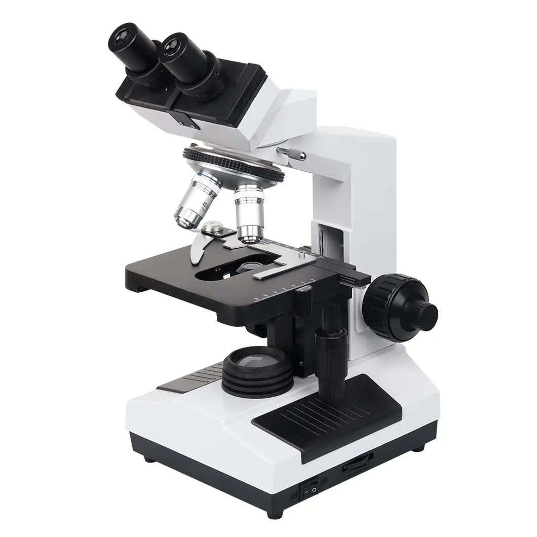 HXSZ-107BN Médical Optoélectronique Portable Binoculaire Microscope Biologique avec LED lumière
