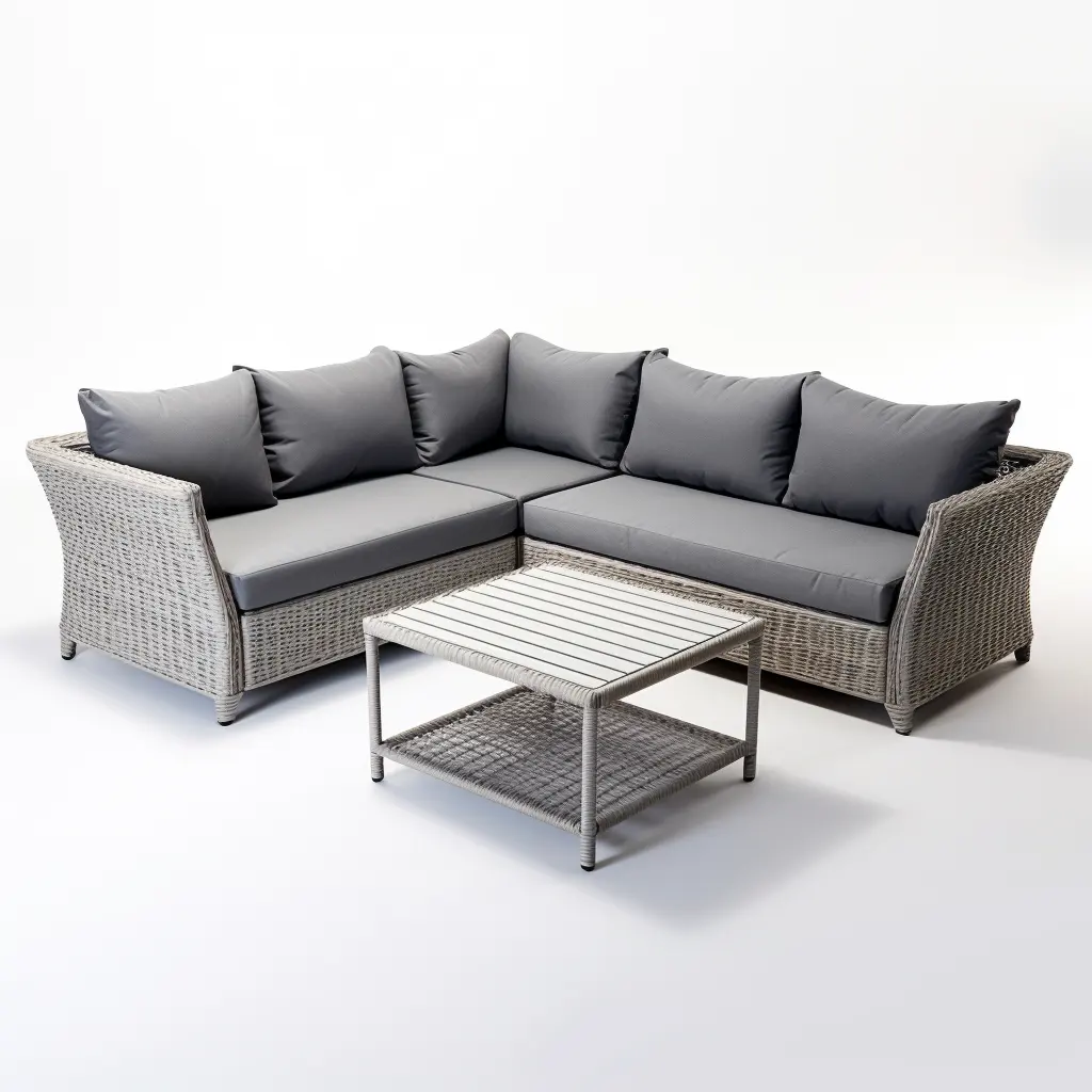 All weather luxury flat wicker rattan outdoor furniture, rattan furniture, garden sofa set