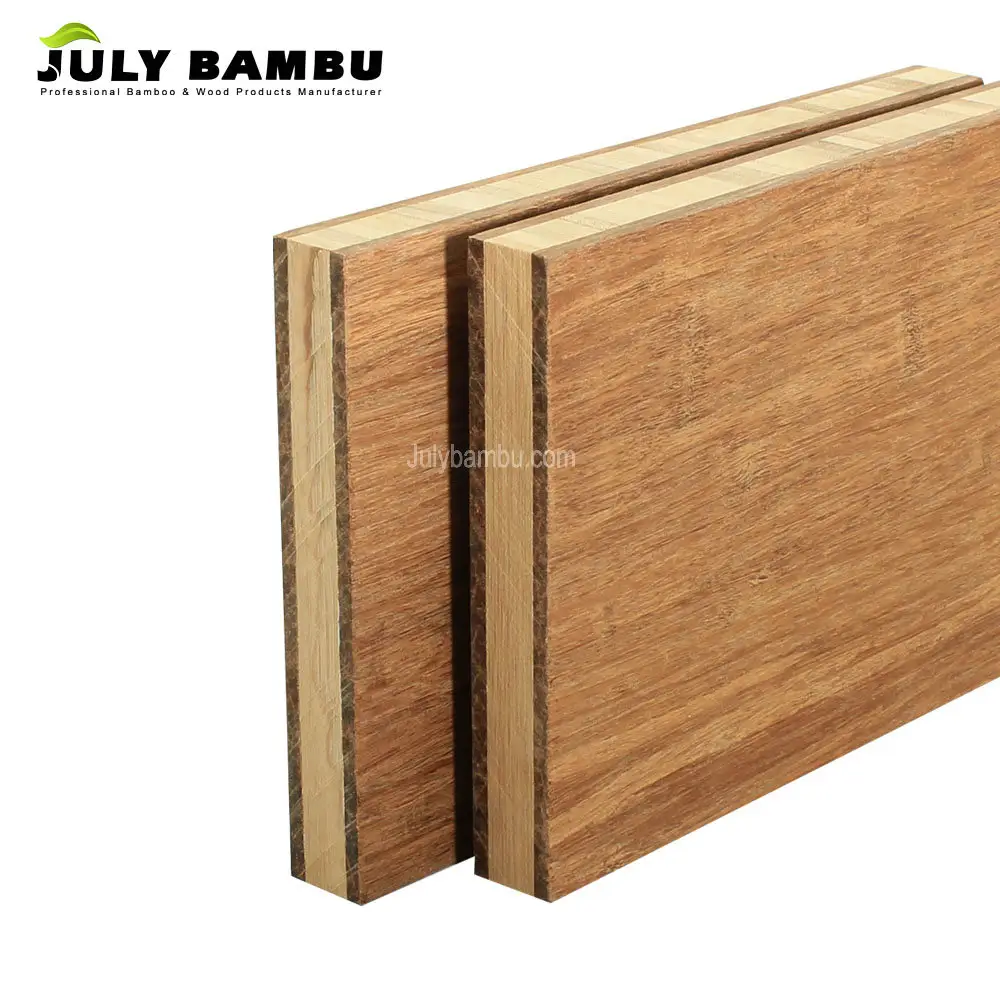 Venta caliente 20mm de bambú tablas 3 capas de hilo tejido de bambú de madera contrachapada