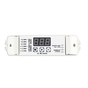BC-831 DC12-24V un canale 10A DMX Decoder Master Slave modalità Led Strip Controller - Product Image 5