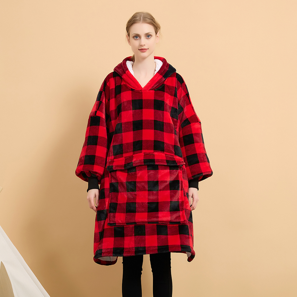 Petit plaid rouge