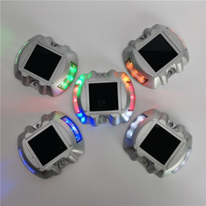 Su geçirmez Ip68 alüminyum Led güneş enerjili yol damızlık yansıtıcı kedi göz yol damızlık kaldırım belirteçleri - Product Image 2