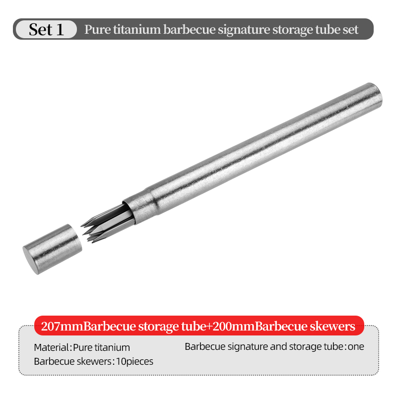 20cm*10pcs skewers+Tube