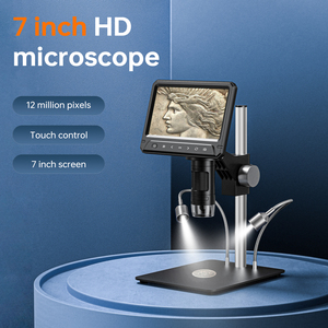 Wholesale 7 Inch Touch Screen Electron <strong>Microscope</strong> with Dual LED Fill Light 12MP 1200X <strong>Digital</strong> Zoom <strong>Microscope</strong> <strong>Computer</strong> Gems - Product Image 2