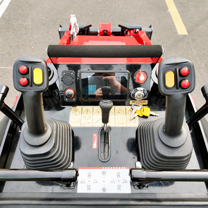 Nhỏ gọn theo dõi 25HP Kubota V1000 Mini Skid chỉ đạo Bộ nạp thủy lực kiểm soát kết thúc trước đi xe trên skidsteer backhoe dòng chảy cao lật - Product Image 5