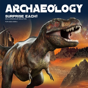 Dinozor DJG kiti eğitim DIY kazmak oyunu kazı fosiller kazma Dino yumurta alçı seti Paleontology oyuncak çocuklar için - Product Image 3