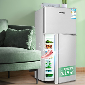 128L Mini küçük çift kapılı buzdolabı ve dondurucular ev alt-dondurucu buzdolapları akıllı buzdolapları üst-dondurucu