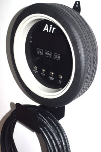 クイックリリースメカニズムと温度センサーを備えた最高品質の壁掛けタイヤインフレーター - Product Image 2