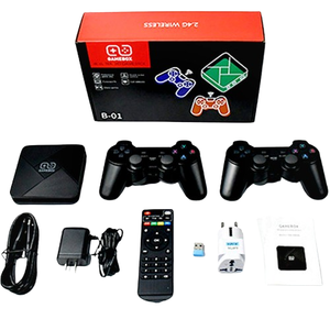 Новый G5 Hd 4k супер видео консоль Gamebox 50 + Эмулятор 40000 + Ретро игры с ТВ приставкой 9,1 системы Android беспроводной контроллер - Product Image 1