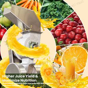 304 נירוסטה חלב קוקוס בורג לחץ קר תעשייתי פירות עץ תפוחים לימון מיץ אננס צלב ג 'וסר חולץ מכונה - Product Image 2