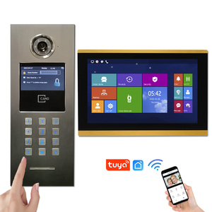 Tuya Smart <strong>IP</strong> <strong>TCP</strong> <strong>Video</strong> Door Phone <strong>Intercom</strong> <strong>System</strong> Works With Mobile Phone for Multi Apartments Building