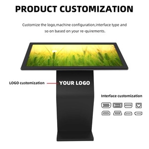 High Quality All in One PC <strong>Windows</strong> Touch Screen Kiosk Interactive Display Kiosk <strong>With</strong> K Base Interactive Kiosk for Self Service - Product Image 6