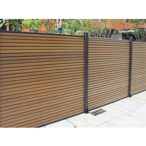 Porta in legno composito per cancello di recinzione in wpc da giardino di dimensioni personalizzate per uso esterno - Product Image 1