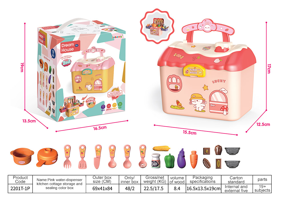 2201T-1P Rose-Cuisine thème + Fonction Eau