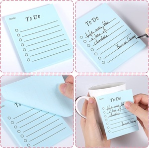 Creative Solid Color to Do <strong>List</strong> Sticky Notes Kawaii Sticky Notes for Students and Office Use - Product Image 5