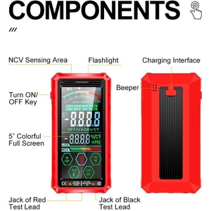 Multimetro digitale intelligente Multi Tester con 5.0 colorato Full Touchscreen - Product Image 5