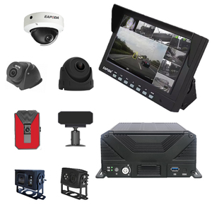Carro caixa preta 8ch dvr monitor de navegação para carro ônibus caminhão com tela sensível ao toque de 7 ''mp5 visão noturna sistema de câmera