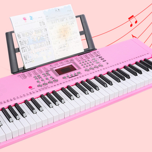 HUASHENG Smart Light-up 61 <strong>Keys</strong> Electric Organ <strong>Keyboard</strong> Instruments Teaching <strong>Function</strong> MP3 Playback Electric Piano for Beginners - Product Image 3