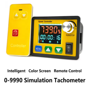 Controlador de velocidad PWM 30A, tacómetro, Control remoto inalámbrico, regulador de Motor cepillado, fuente de alimentación - Product Image 2