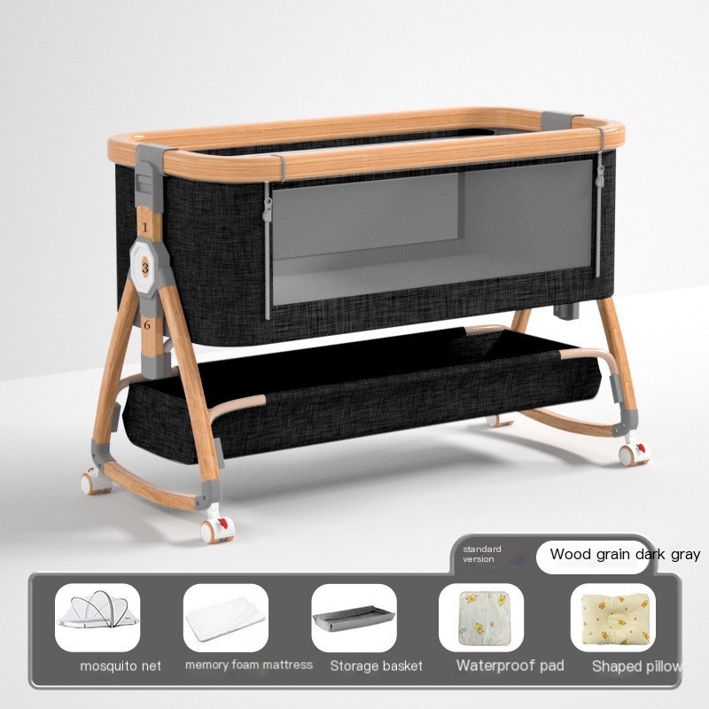 Wood grain-black grey- Standard- separator pad + shaping pillow