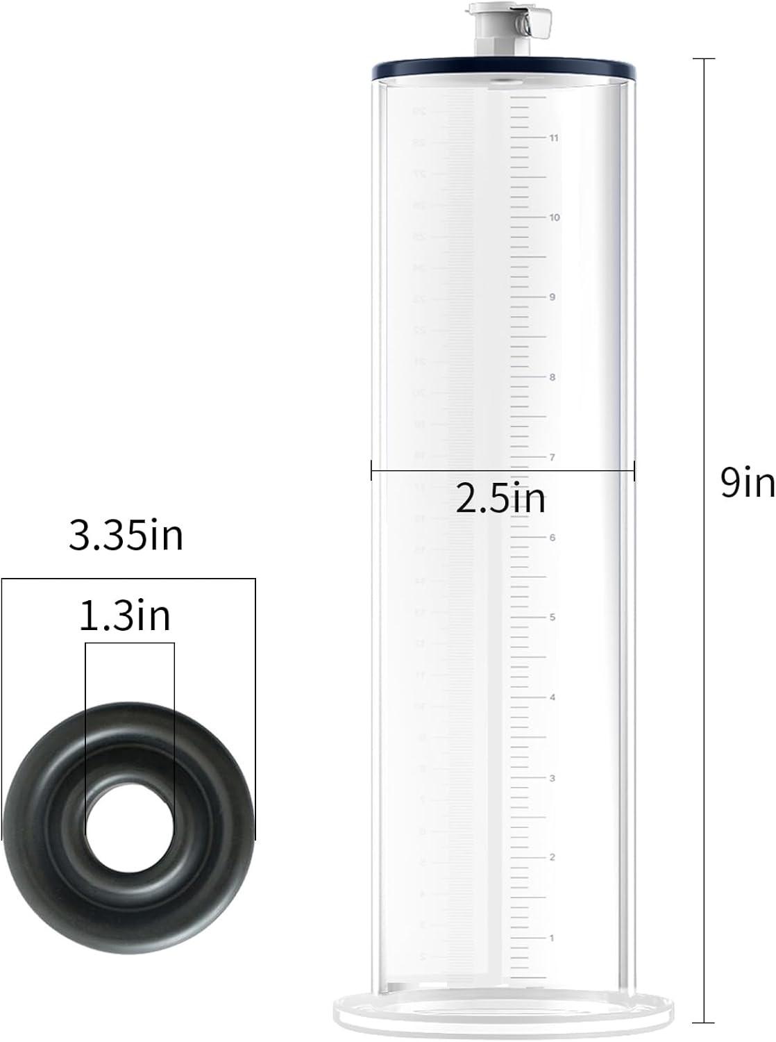 Cylindre clair: 9*2.5in
