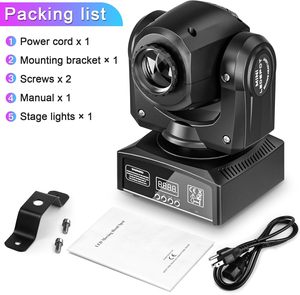 Luce 2025 da palcoscenico 60W RGBW a LED con luce mobile con controllo DMX lampada rotante attivata per DJ discoteca Wedding Club - Product Image 5