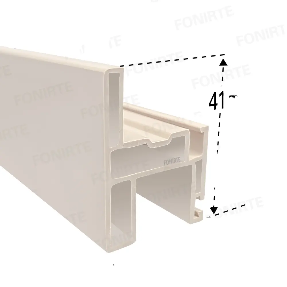 China FONIRTE novo design cores bonitas estilo americano outras portas extrusoras de plástico janela tubo de pvc perfil upvc