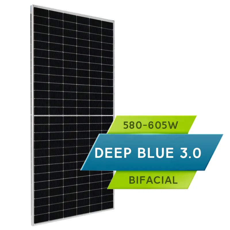 JA toptan fiyat güneş panelleri 580W 585W 590W 595W 600W 605W 300 watt yarı şeffaf pv modülü güneş paneli