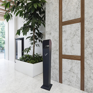 Chất lượng cao kim loại khách sạn khói dập tắt chất thải bin với thường vụ thiết kế trong nhà/ngoài trời sử dụng di động - Product Image 1