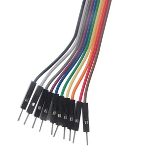 Einzigartige 2 In 1 Krokodil Alligator Clip Zu Dupont Jumper Draht 10Pin 20Cm Männlich Weiblich Für Test Blei Arduino raspberry Pi