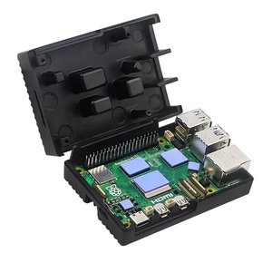 Carcasa metálica Raspberry Pi 5, carcasa de aleación de aluminio, carcasa de refrigeración pasiva con disipadores de calor de silicona para Raspberry Pi 5 RPi 5 - Product Image 4