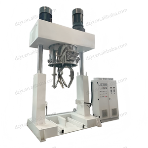 Yüksek kaliteli katot ve anot üretimi için DZJX 5 20 litre poliüretan vakum çift planet mikser karıştırma ekipmanları - Product Image 5