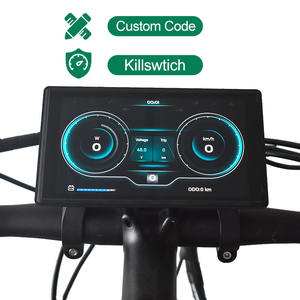 จักรยานไฟฟ้าจักรยานบนถนน H8จอ LCD ขนาดใหญ่สไตล์คอมพิวเตอร์จอแอปกันน้ำควบคุมความเร็วระยะการปั่นจักรยาน - Product Image 1