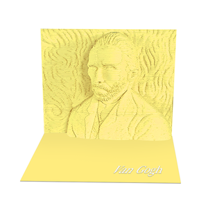 定制创意梵高人物形象笔记本记事本文具3D纸艺模型 - Product Image 4