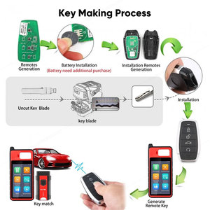 Autel IKEYAT004EL IKEY 4 ปุ่มสมาร์ทคีย์สากลใช้กับ Altra กุญแจรถการเขียนโปรแกรมเครื่องคัดลอก KM100 IM508S IM608 - Product Image 6