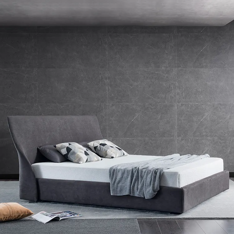 Mobili per camera da letto moderni in stile italiano letti principali King Size set di camere da letto in legno dal Design semplice su misura
