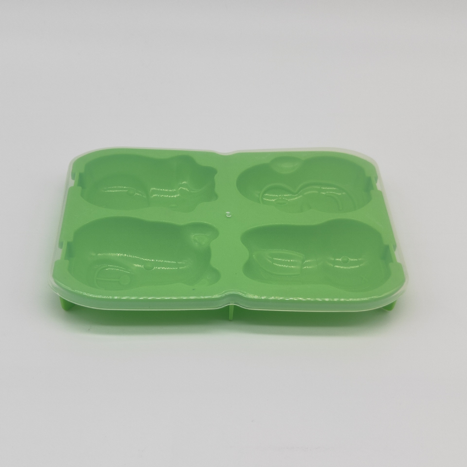 Caja de paletas verdes