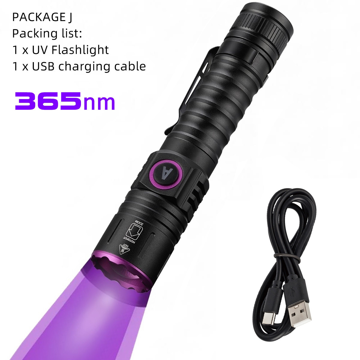 Negro-UV de 365 nm