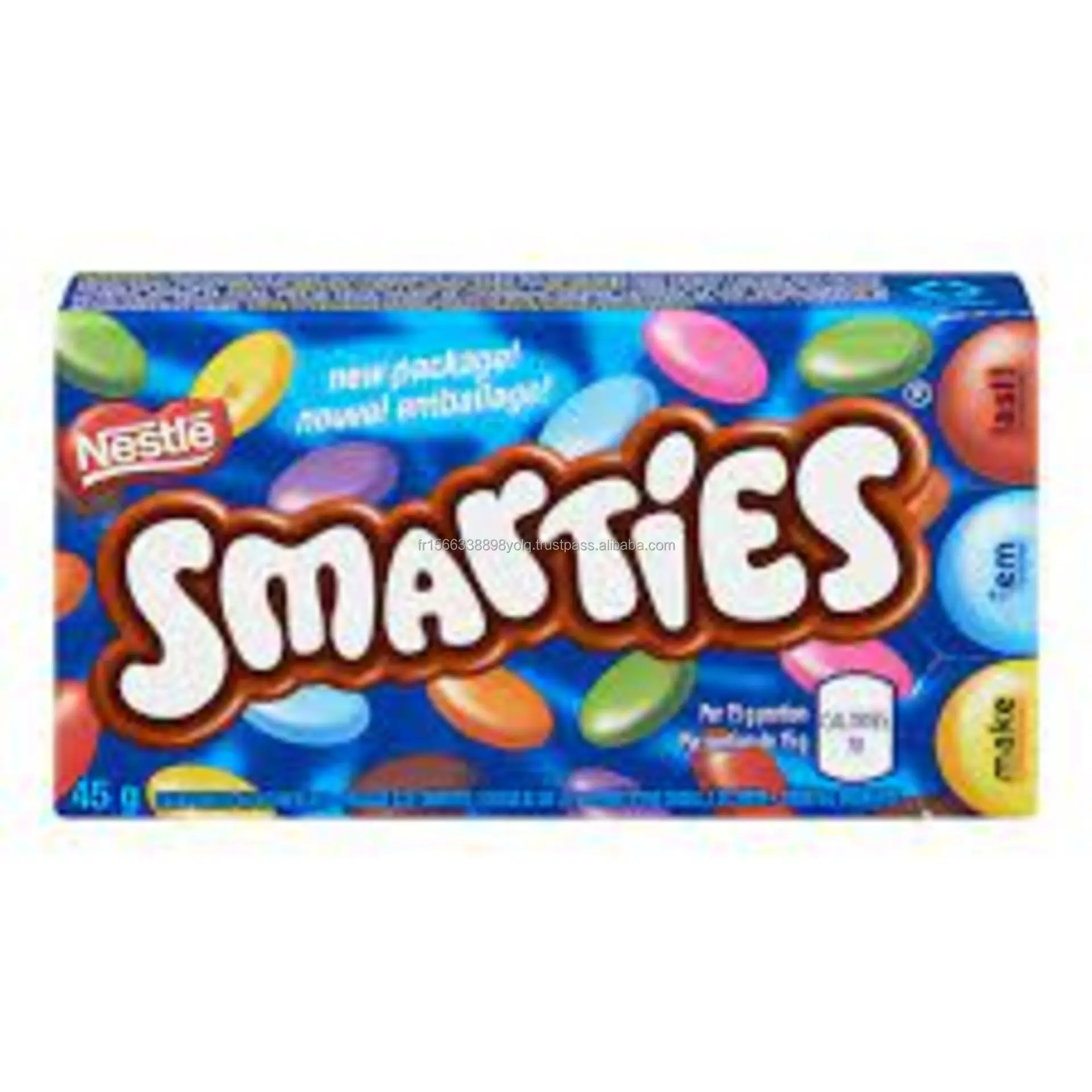 Bolsa Smarties Original Nestlé Bolsa amor para compartilhar Smarties Bolsa Smarties de chocolate importada do Reino Unido