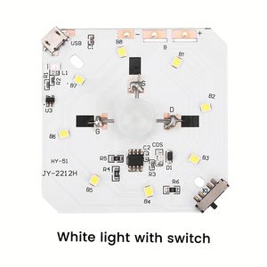 Sensore di movimento PIR LED HumanBody a induzione infrarossa luce notturna circuito scheda USB ricarica lampada ricaricabile modulo di controllo - Product Image 3